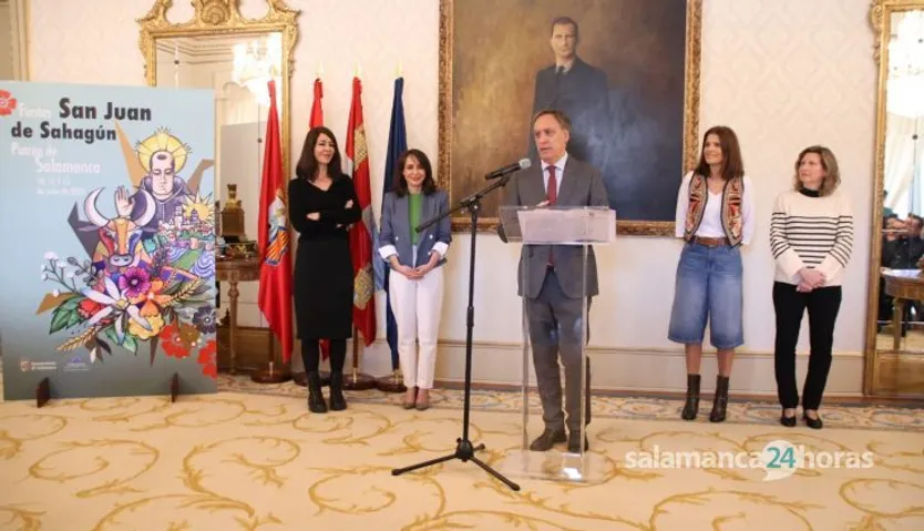 Presentación del cartel y el programa festivo en honor de San Juan de Sahagú