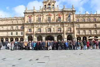 Minuto de silencio con motivo del Día Europeo en Memoria de las Víctimas del Terrorismo.