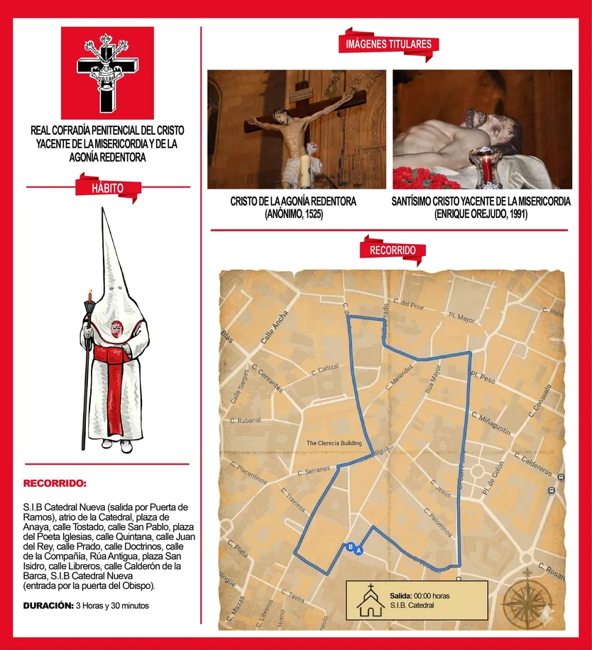 Infografía de la Real Cofradía Penitencial del Cristo Yacente