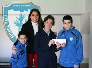 El Salamanca FS continúa con sus labores sociales