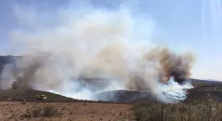 Controlado el incendio forestal en Serradilla del Llano