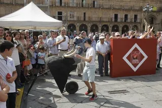 Ferias y Fiestas 2016: toreo de salón en la Plaza Mayor