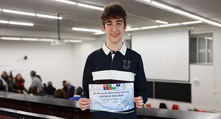 El estudiante salmantino Diego Alonso Domínguez logra la medalla de bronce en la Olimpiada Internacional de Matemáticas