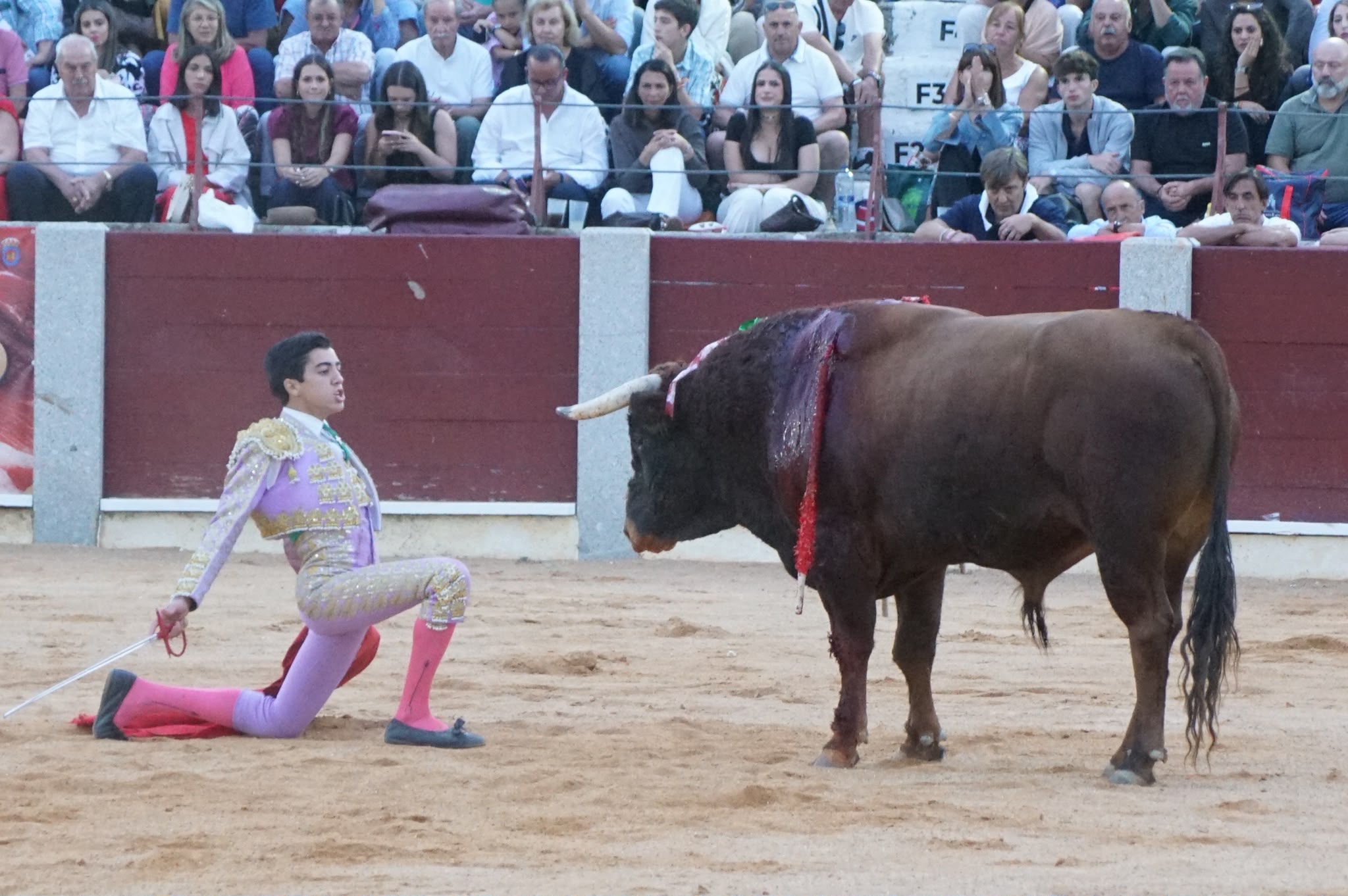 Marco P&eacute;rez en su presentaci&oacute;n como matador de toros en Guijuelo | Juanes