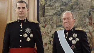 Felipe VI y su padre