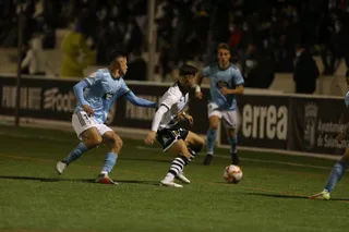 Imagen del partido entre Unionistas y Celta B | FOTO SALAMANCA24HORAS.COM