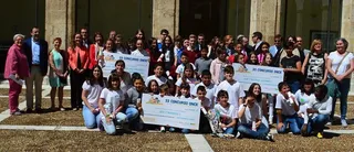 El colegio Beatriz Galindo recibe el premio del Concurso Escolar de la ONCE en Castilla y León