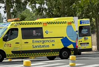 Ambulancia. Foto de archivo