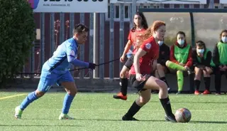 Sofía Pérez, en el choque ante el San Miguel | FOTO SALAMANCA24HORAS.COM