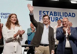 El presidente del PP de Castilla y León, Alfonso Fernández Mañueco, en la clausura de la Junta Directiva Autonómica y el Comité Ejecutivo del PP de Castilla y León | ical