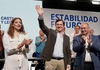 El presidente del PP de Castilla y León, Alfonso Fernández Mañueco, en la clausura de la Junta Directiva Autonómica y el Comité Ejecutivo del PP de Castilla y León | ical