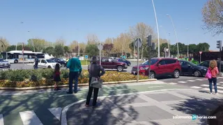 Accidente glorieta Julio Robles (5)