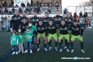 Once inicial del Guijuelo ante el Deportivo de la Coruña.