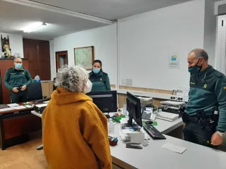 Visita de la subdelegada del Gobierno a la compañía de la Guardia Civil en Ciudad Rodrigo