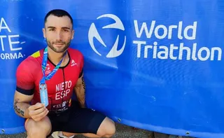 Kike Nieto logran ser el tercer español y decimosegundo del planeta en el Campeonato del Mundo de Aquabike de Málaga