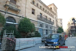 Obras en el antiguo Banco de España