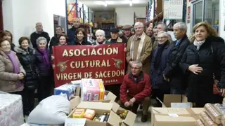 Virgen de Sacedón dona 300 kilos de comida al Banco de Alimentos