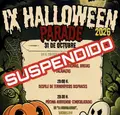 Cartel de Halloween suspendido