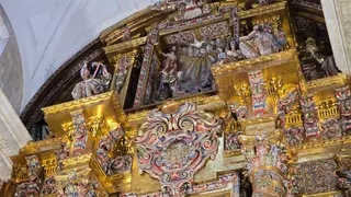 Actuación de conservación y limpieza de los retablos de la Iglesia de La Clerecía