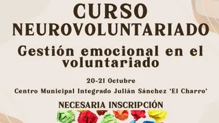 Cartel curso voluntariado