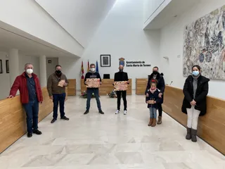 Entrega de los premios del I Concurso de Decoración Navideña de Santa Marta