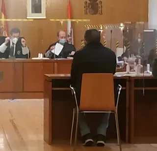 Juicio de 'El Vinas' en la mañana de este lunes en Valladolid. | FOTO: EUROPA PRESS