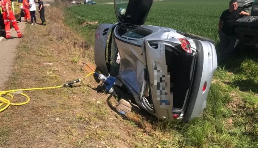 Accidente en la carretera de Alba de Tormes (1)