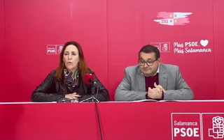 Rosa Rubio y Juan Luis Cepa, procuradores del PSOE por Salamanca