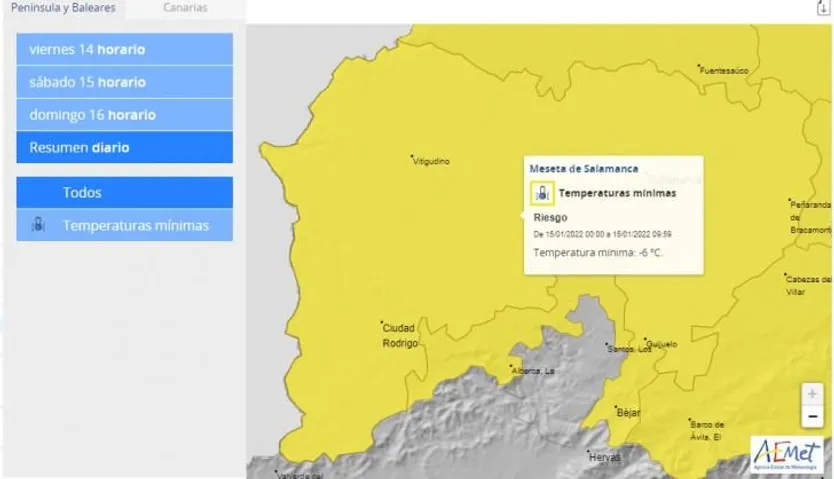 La Aemet mantiene la alerta por temperaturas extremas durante este sábado