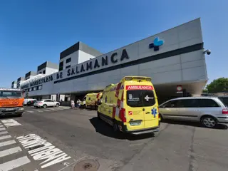 Ambulancia. Foto de archivo