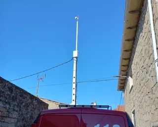 Cámara vigilancia incendios en El Payo