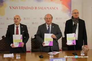 José Luis de las Heras Enrique Cabero y Gerardo Bono