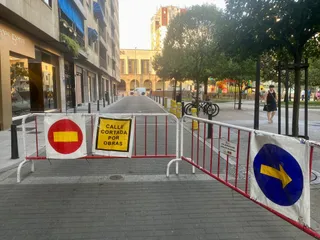cortes de tráfico, obras