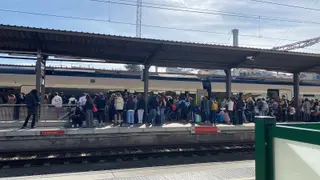 Desalojan a los pasajeros del tren Salamanca Madrid