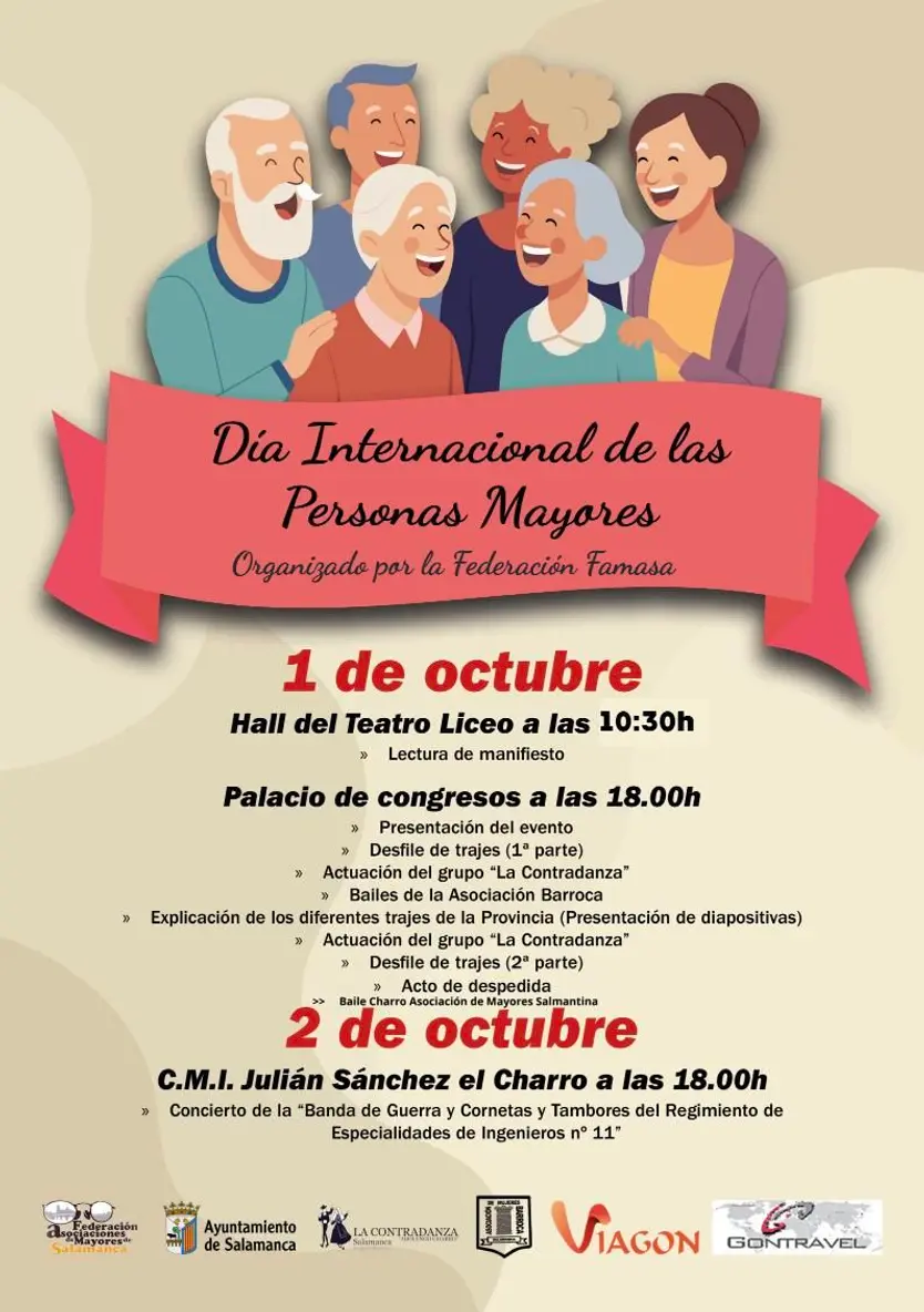 Famasa prepara una gran programación por el Día Internacional de las Personas Mayores