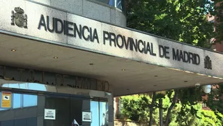 Entrada de la Audiencia Provincial de Madrid