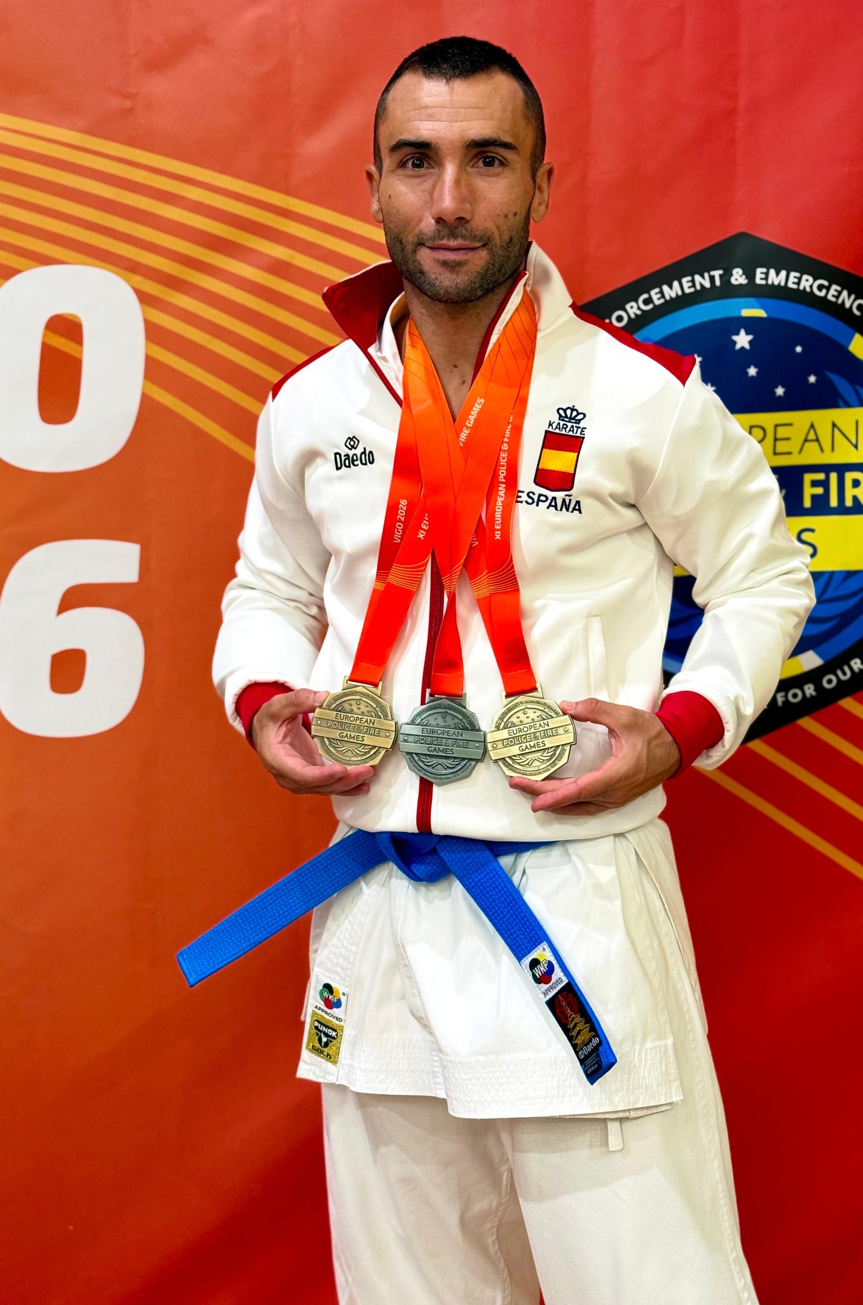 Kike NIeto en los European Games Karate de Vigo