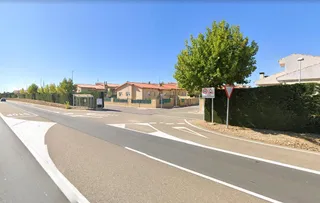 Acceso a Aldeatejada desde la urbanización Las Fuentes