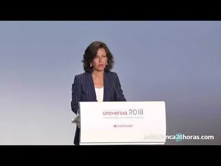 Discurso de Ana Botín en el IV Encuentro de Rectores en Salamanca