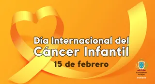 pancarta cancer infantil