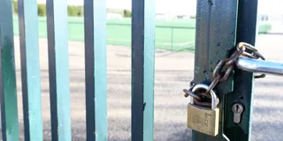 Un campo de fútbol, cerrado debido a la pandemia de COVID. | FOTO: ICAL