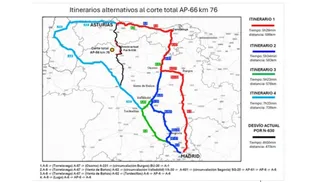 Estado de las carreteras en España. Foto DGT