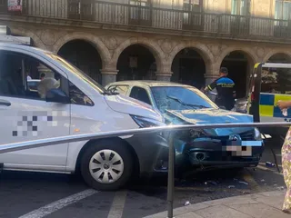 Accidente en la Gran Vía