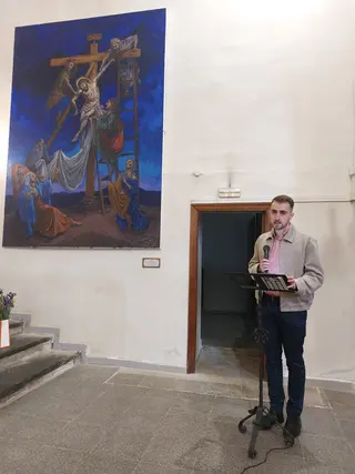 “El Descendimiento”, una pintura realizada por el autor Guillermo Otero Cabrera