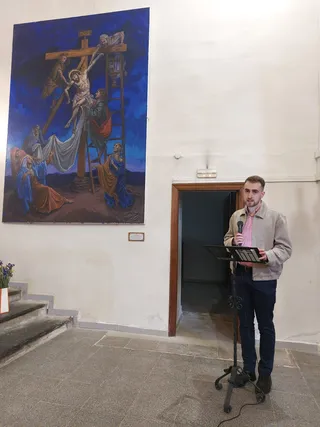 “El Descendimiento”, una pintura realizada por el autor Guillermo Otero Cabrera