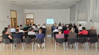 Reunión entre la RFCyLF y los equipos de fútbol base de Salamanca