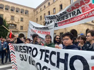 Manifestación por la vivienda. 