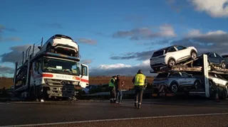 Imagen del accidente | Foto: Bomberos Diputación de Valladolid