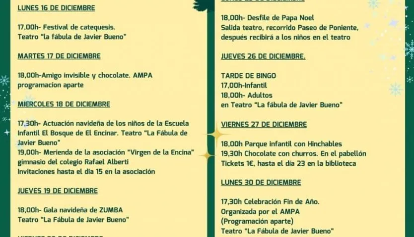 Navidad El Encinar