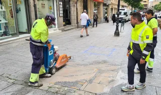 Obras LIFE Via Plata tramo urbano